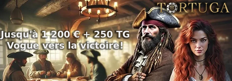 Bonus de bienvenue Tortuga Casino